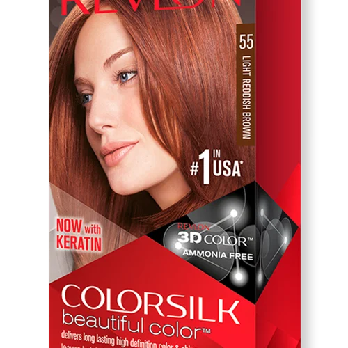 رنگ مو رولون شماره 55 - قهوه‌ ای قرمز لایت