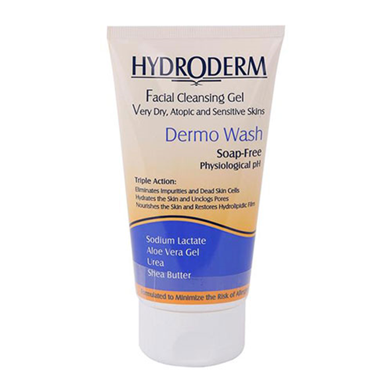 ژل شستشوی صورت هیدرودرم - مناسب برای پوست های خشک و اگزمایی