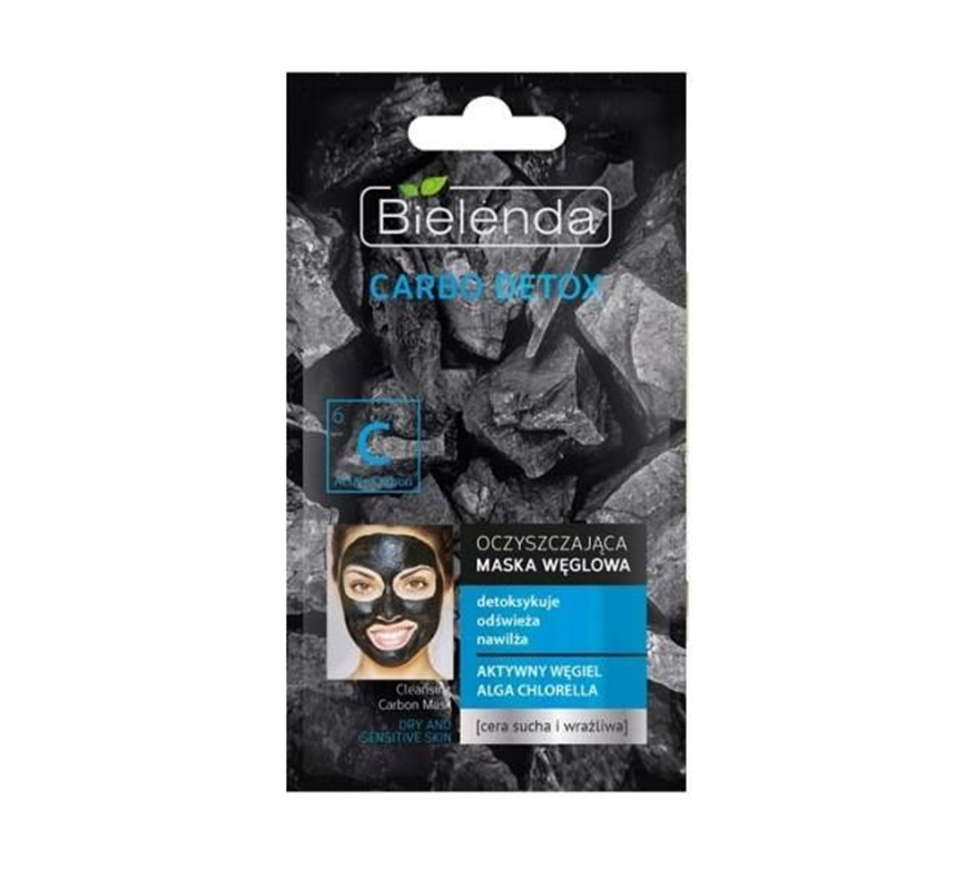 ماسک پاک کننده کربن دیتاکس بی یلندا - مخصوص پوست خشک و حساس